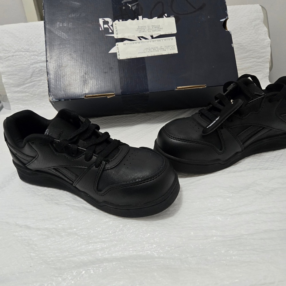 Reebok BB4500 Work Womens 6W Black Composite Toe EH Safety Shoes RB160